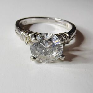 CZ Solitaire Ring - size 7